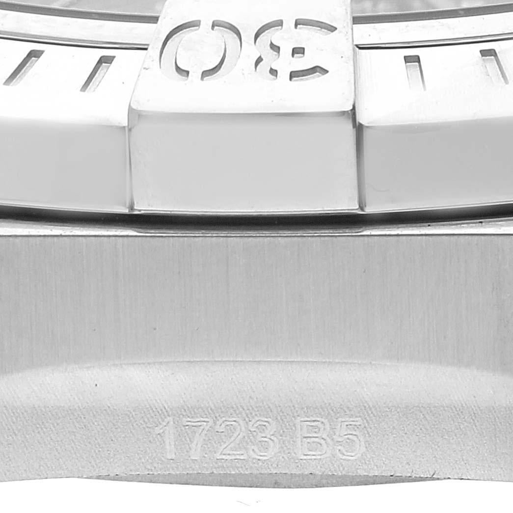 Breitling Chronomat GMT Black Dial Steel Mens Watch A32397 Box Card en vente 2