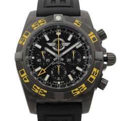 Herrenuhr MB04108P/BD76-155S aus Stahl mit schwarzem Zifferblatt von Breitling Chronomat GMT PVD
