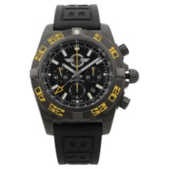 Breitling Chronomat GMT PVD Steel Black Dial Mens Watch MB04108P/BD76-155S