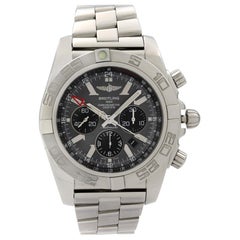 Breitling Chronomat GMT Steel Gray Dial Automatic Men's Watch AB041012/F556-135A