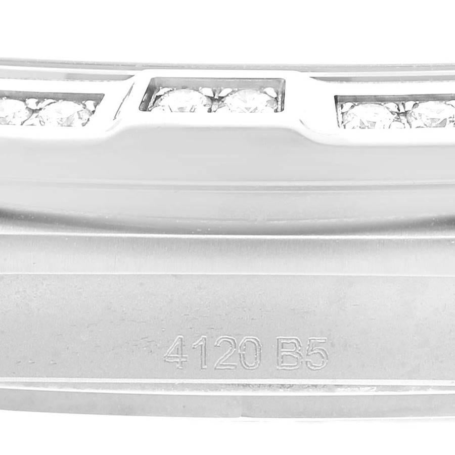Breitling Chronomat Green Dial Steel Diamond Ladies Watch A10380 Box Card 2