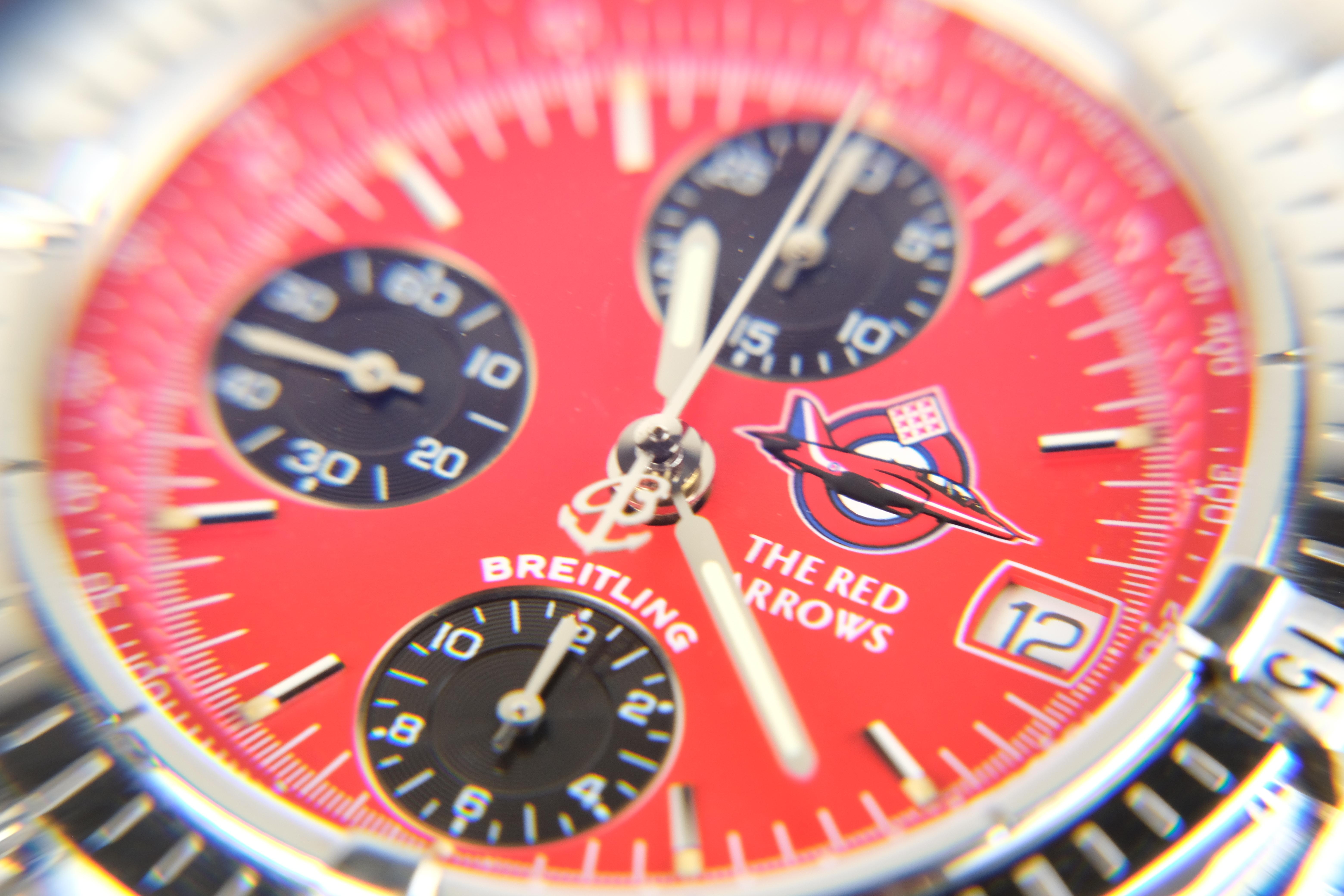 Breitling Chronomat Red Arrows Limited Edition Stainless Steel Wristwatch 4