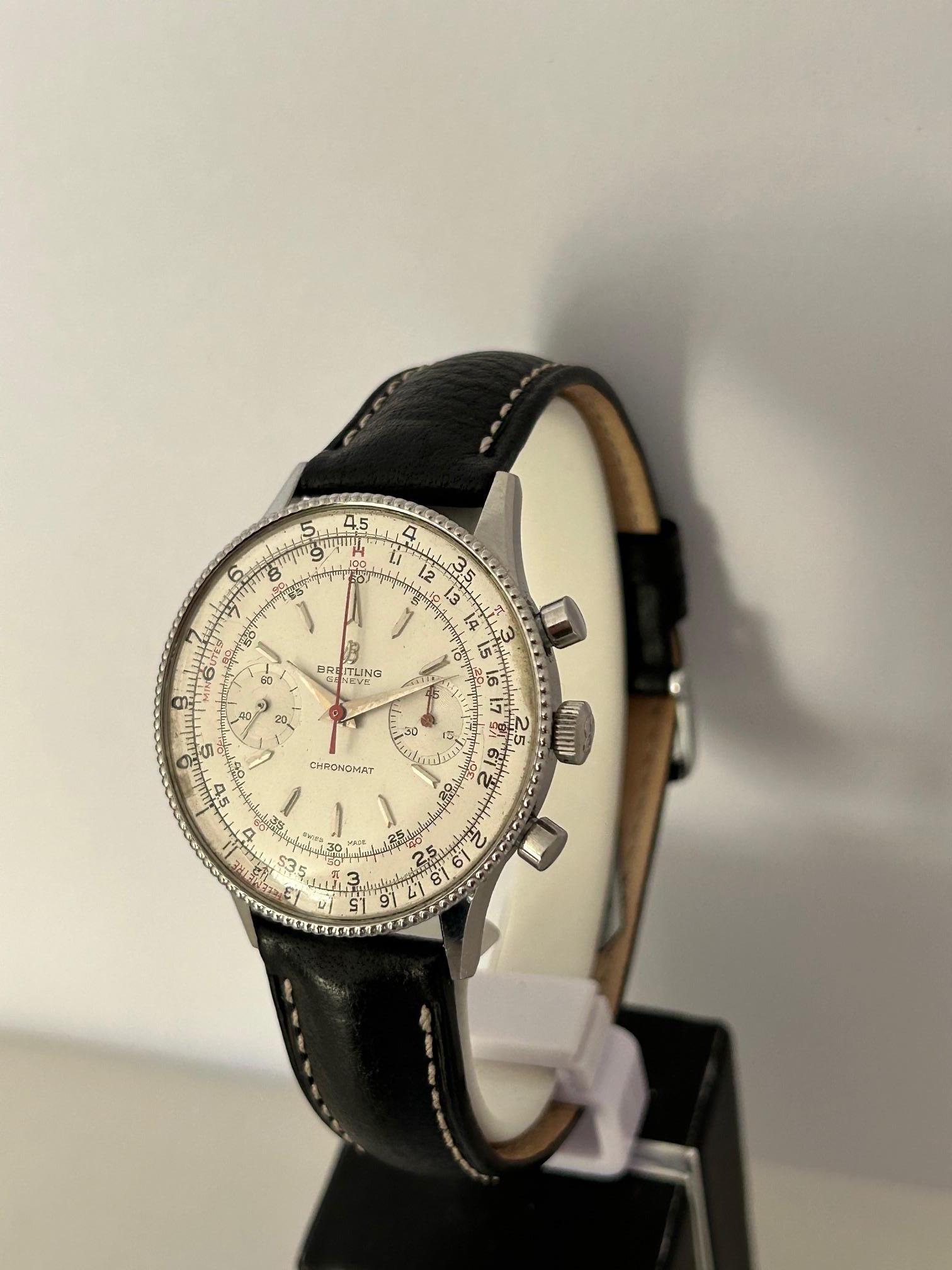 Breitling Chronomat ref 808 Wristwatch, 175 Manually Movement, Circa 1962. For Sale 1