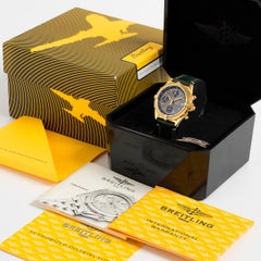 Breitling Chronomat Ref K13047, 18k Yellow Gold, Complete Set, Outstanding Cond