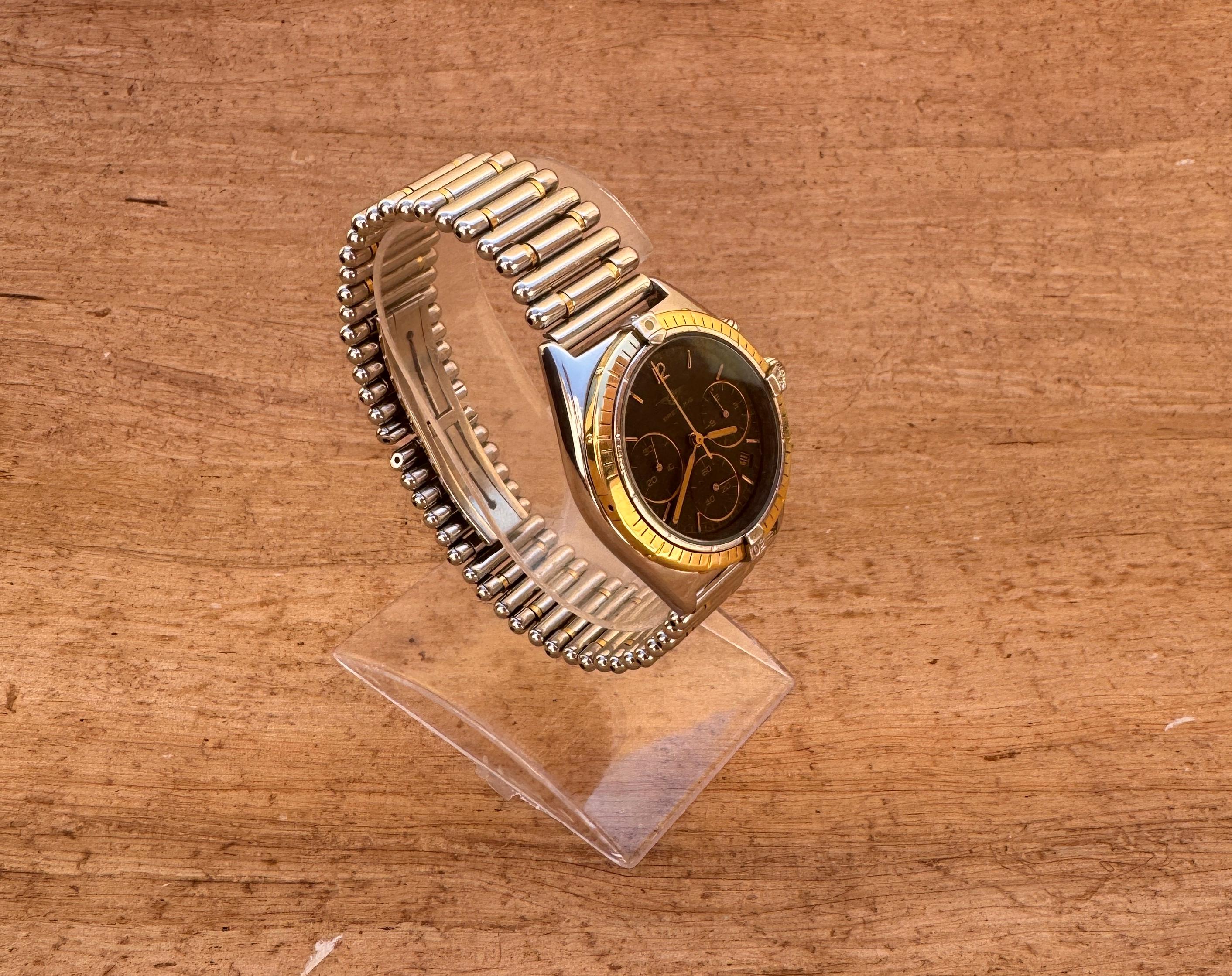 Breitling Chronomat Sextant 80350 Oro 18 carati  Lunetta D55045 Orologio da uomo in vendita 7