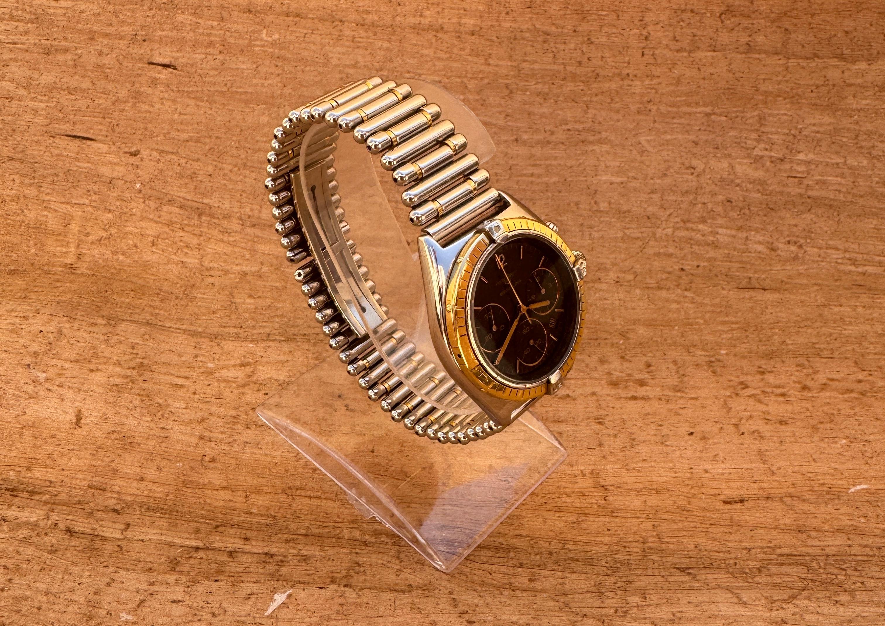 Breitling Chronomat Sextant 80350 Oro 18 carati  Lunetta D55045 Orologio da uomo In condizioni buone in vendita a Toronto, CA