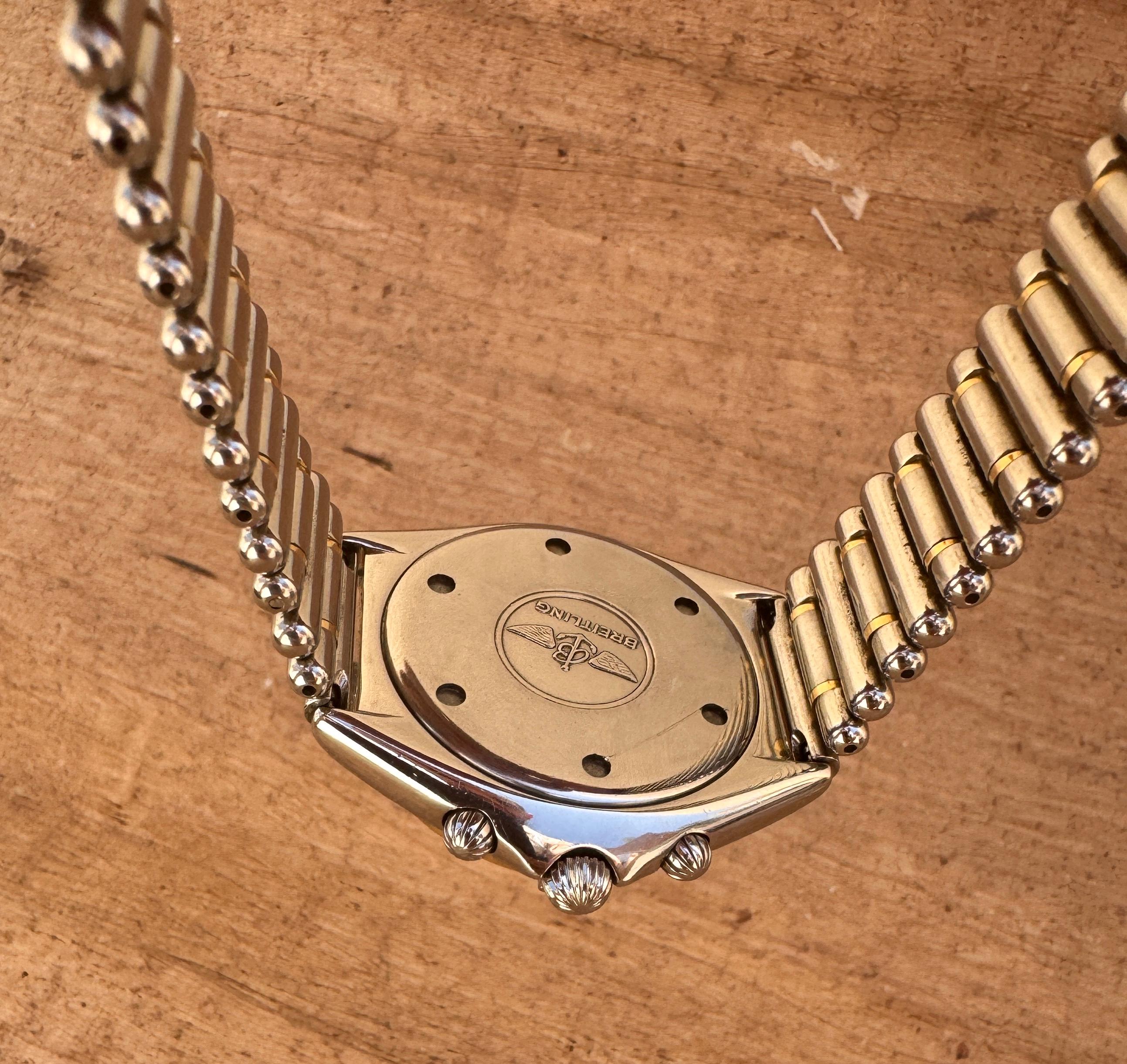 Uomo Breitling Chronomat Sextant 80350 Oro 18 carati  Lunetta D55045 Orologio da uomo in vendita