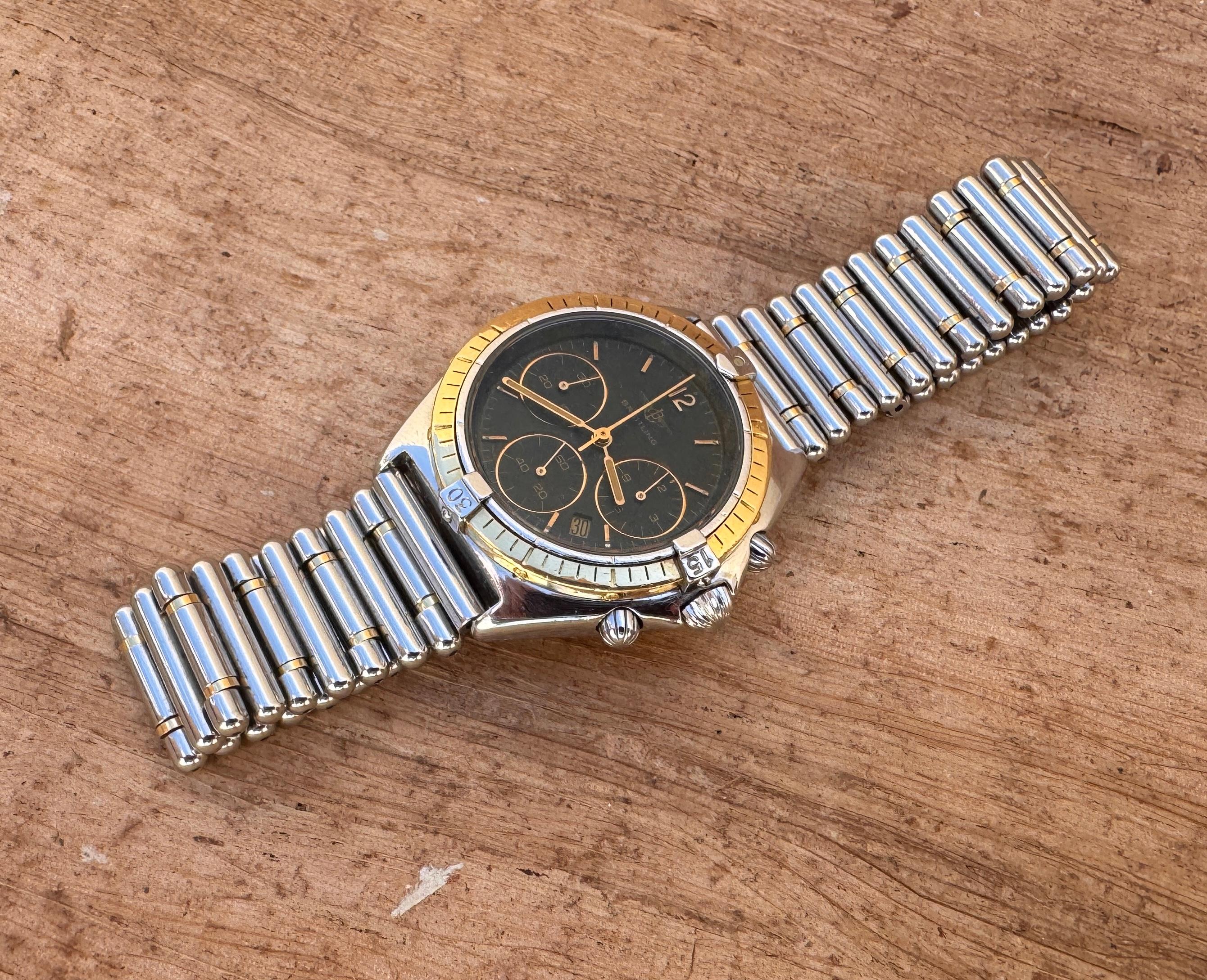 Breitling Chronomat Sextant 80350 Oro 18 carati  Lunetta D55045 Orologio da uomo in vendita 1