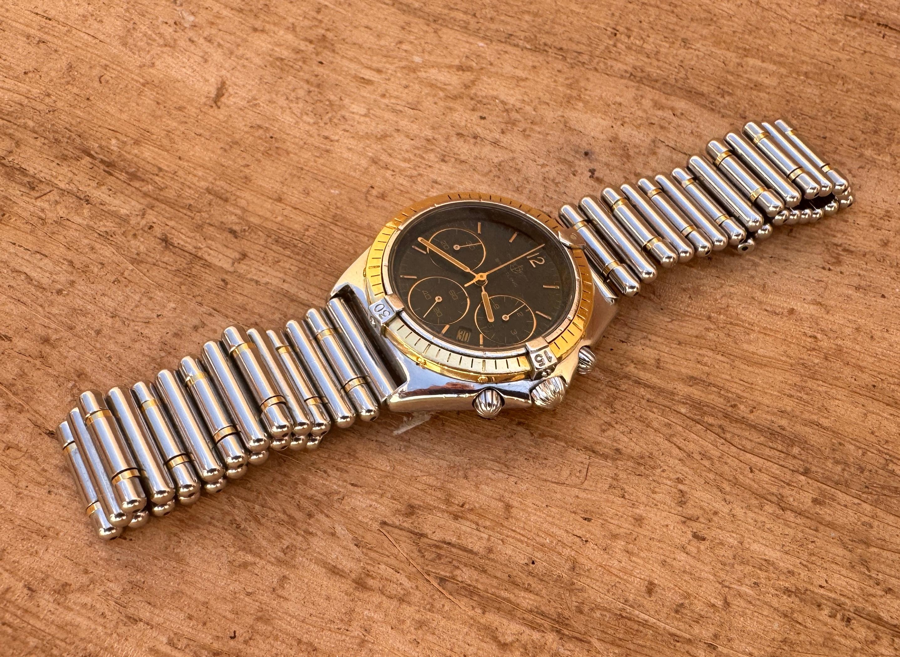 Breitling Chronomat Sextant 80350 Oro 18 carati  Lunetta D55045 Orologio da uomo in vendita 4