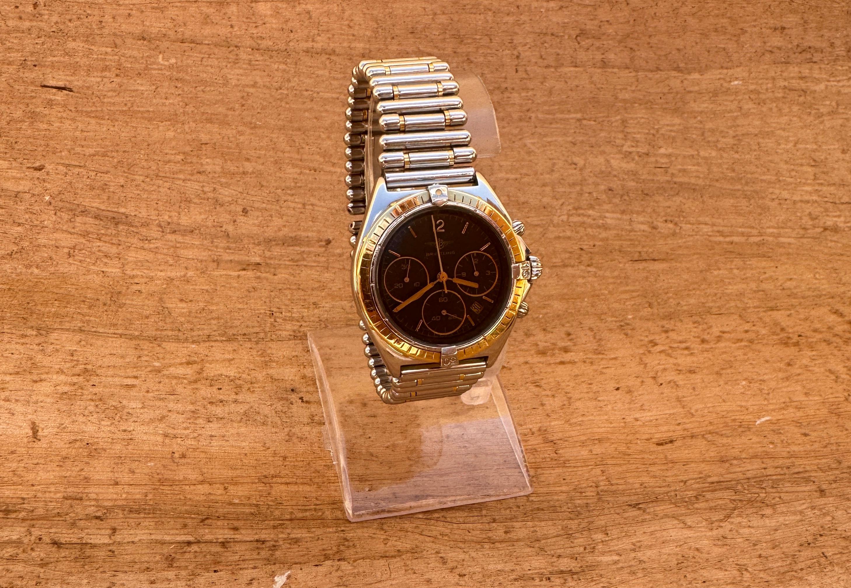 Breitling Chronomat Sextant 80350 Oro 18 carati  Lunetta D55045 Orologio da uomo in vendita 5