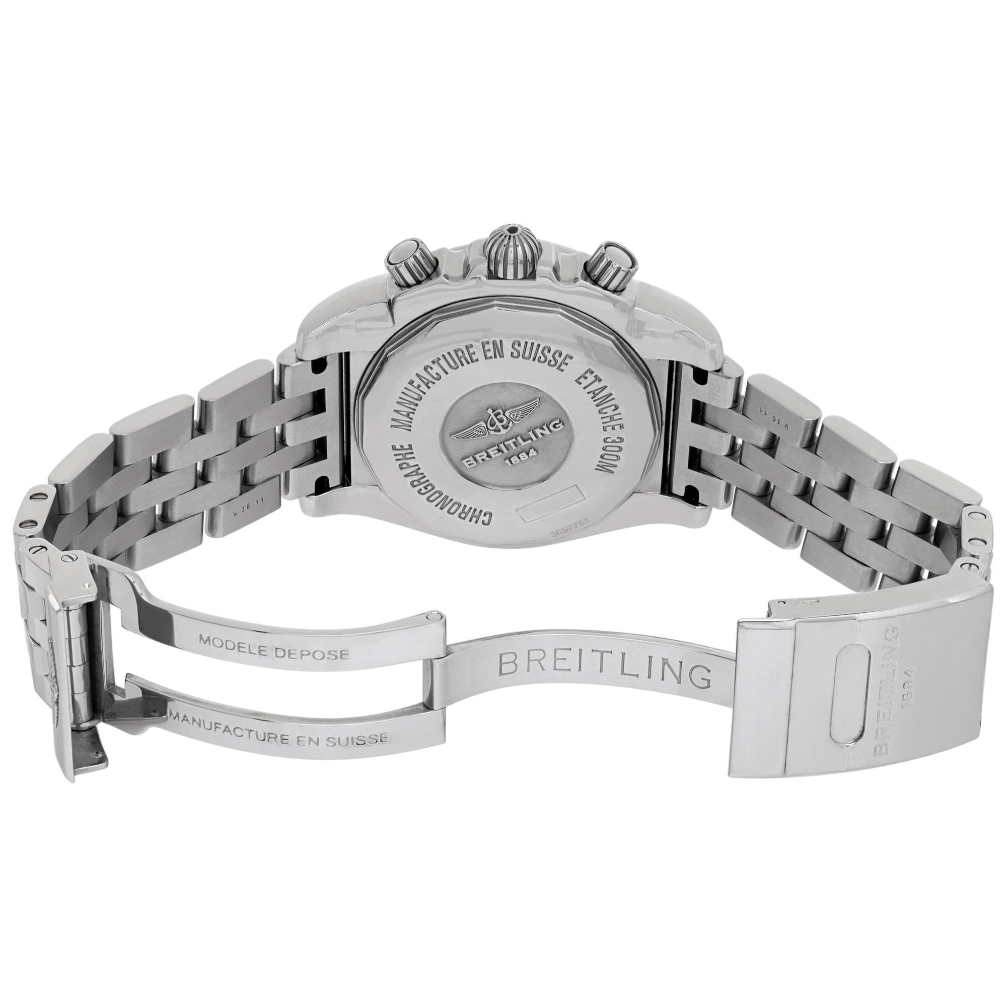 Men's Breitling Chronomat Stainless Steel Automatic Wristwatch Ref AB014012 For Sale