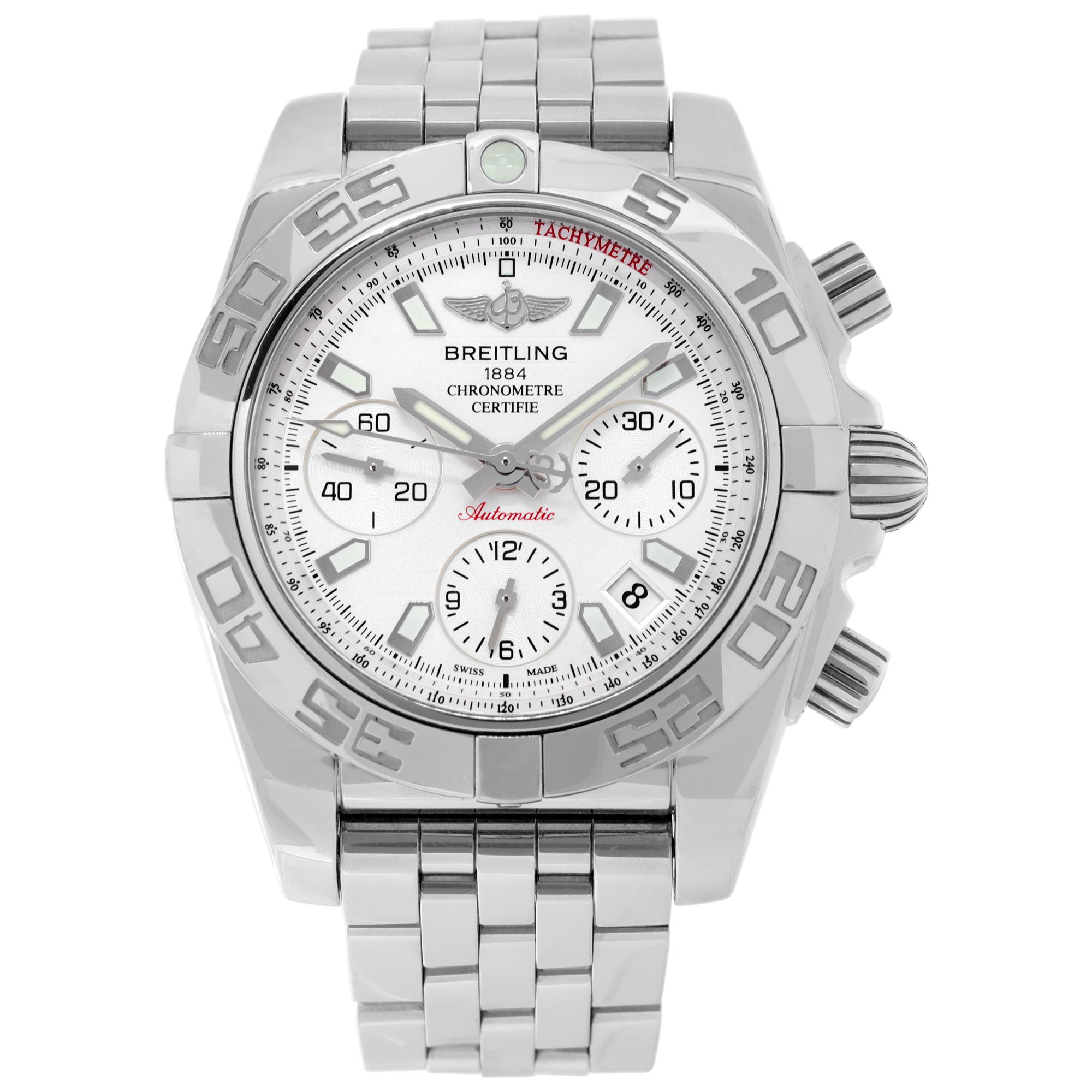 Breitling Chronomat Stainless Steel Automatic Wristwatch Ref AB014012