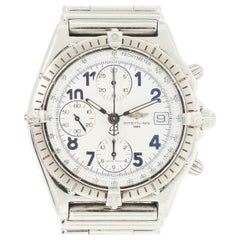 Breitling Chronomat Stainless Steel White Dial Watch