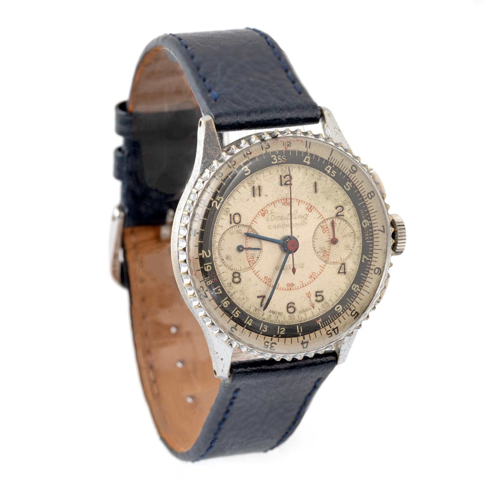 Cronógrafo Breitling Chronomat de acero - Años 40 en Bueno estado para la venta en Lisboa, PT