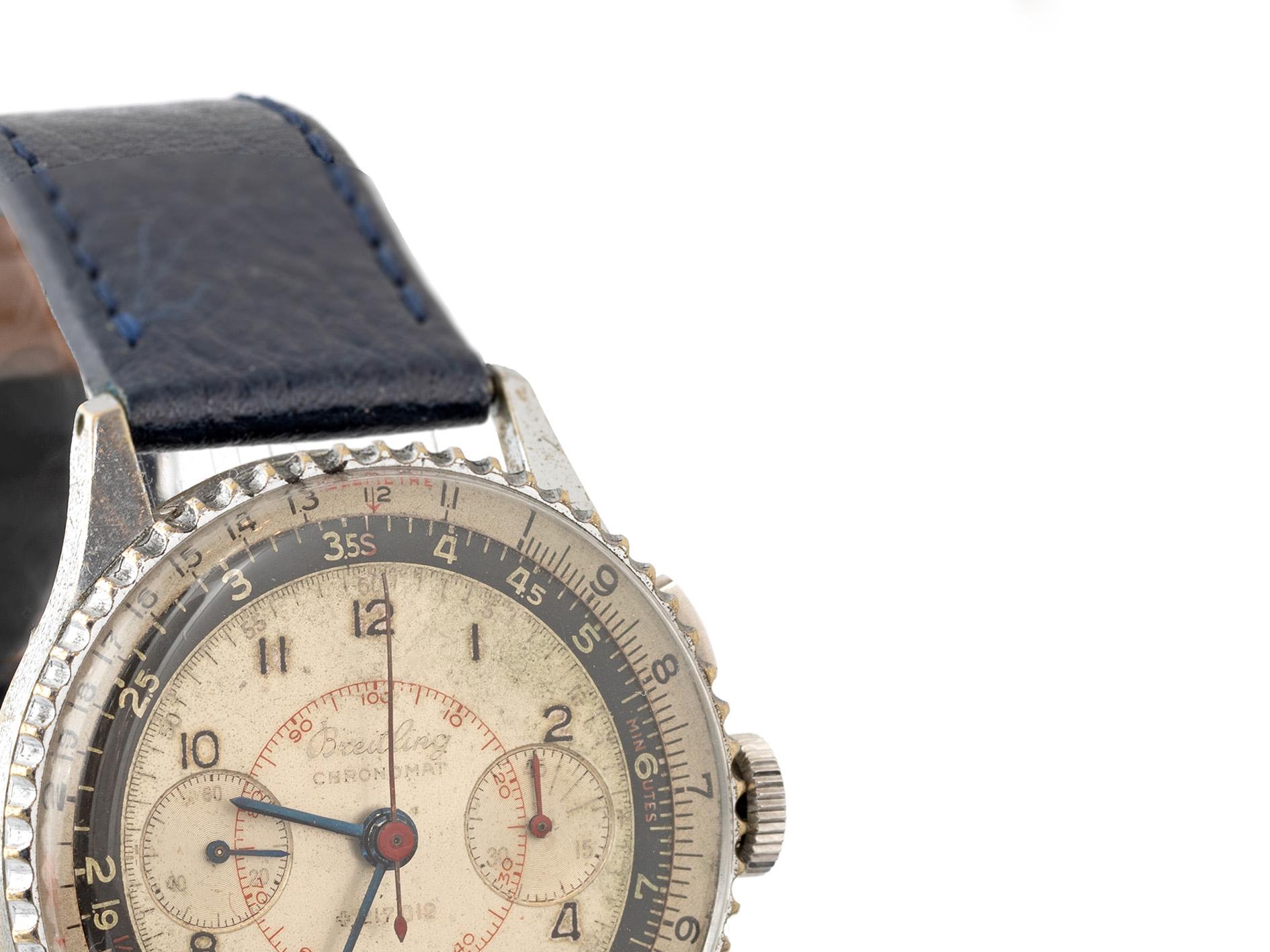 Cronógrafo Breitling Chronomat de acero - Años 40 1