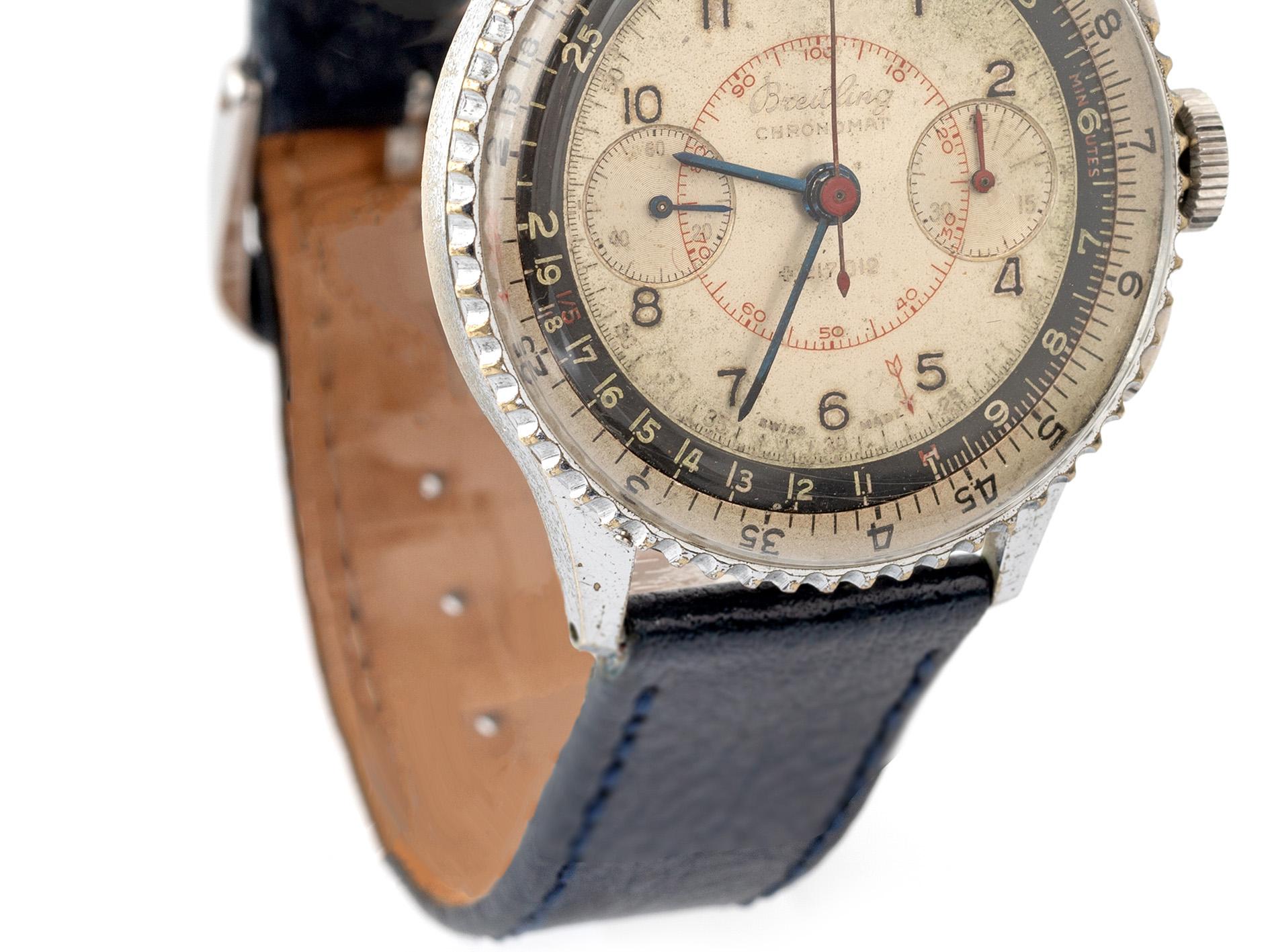 Cronógrafo Breitling Chronomat de acero - Años 40 2