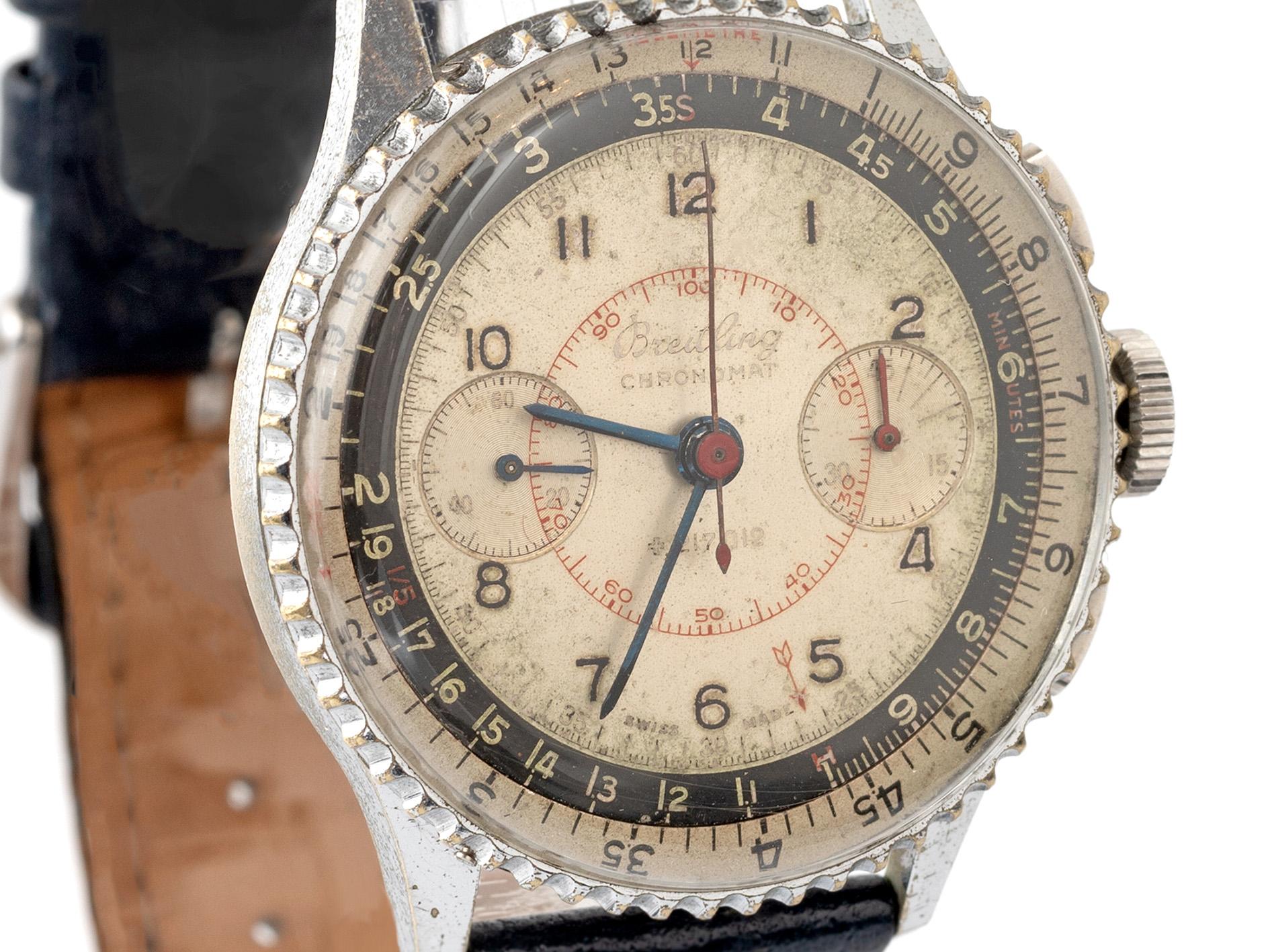 Cronógrafo Breitling Chronomat de acero - Años 40 3
