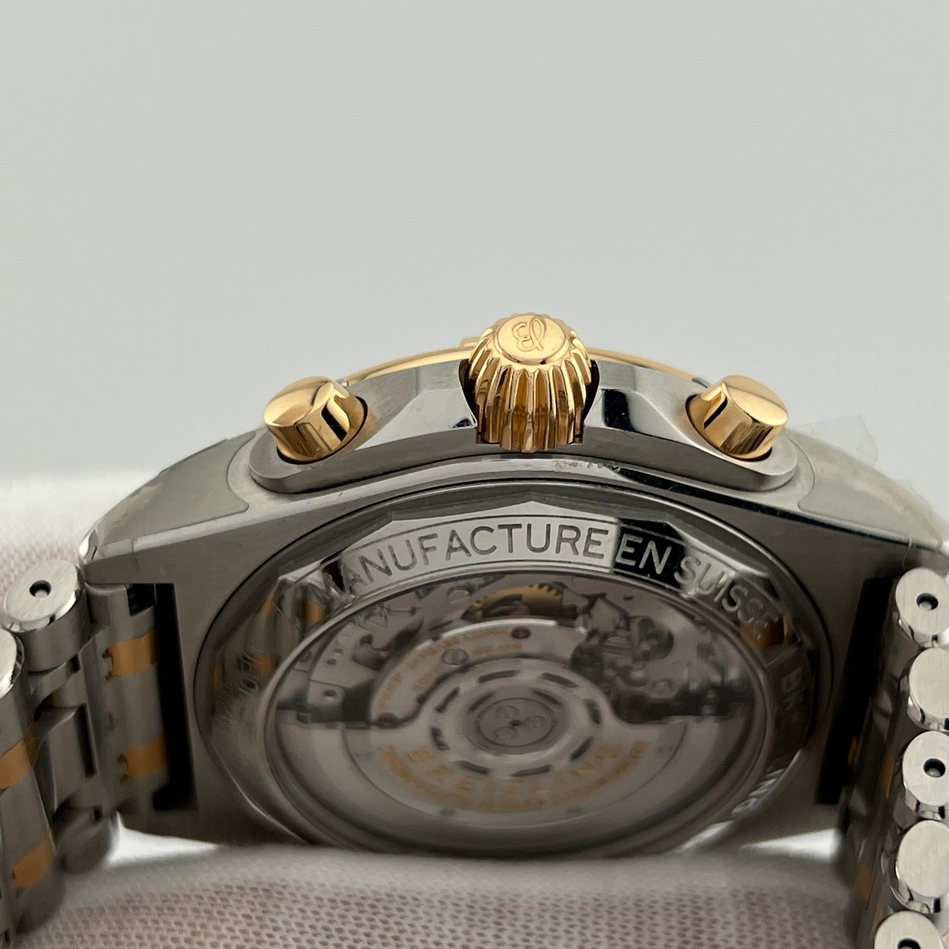 Breitling Chronomat UB0134 42 Esfera Antracita Inoxidable Oro Rosa 18K Caja Papeles en venta 2