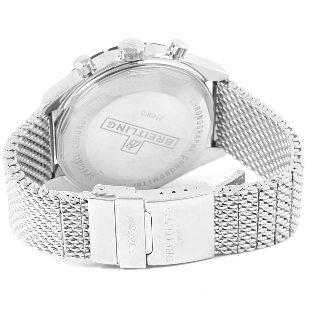 Breitling Chronomatic Chronograph Steel Men's Watch A41360 6
