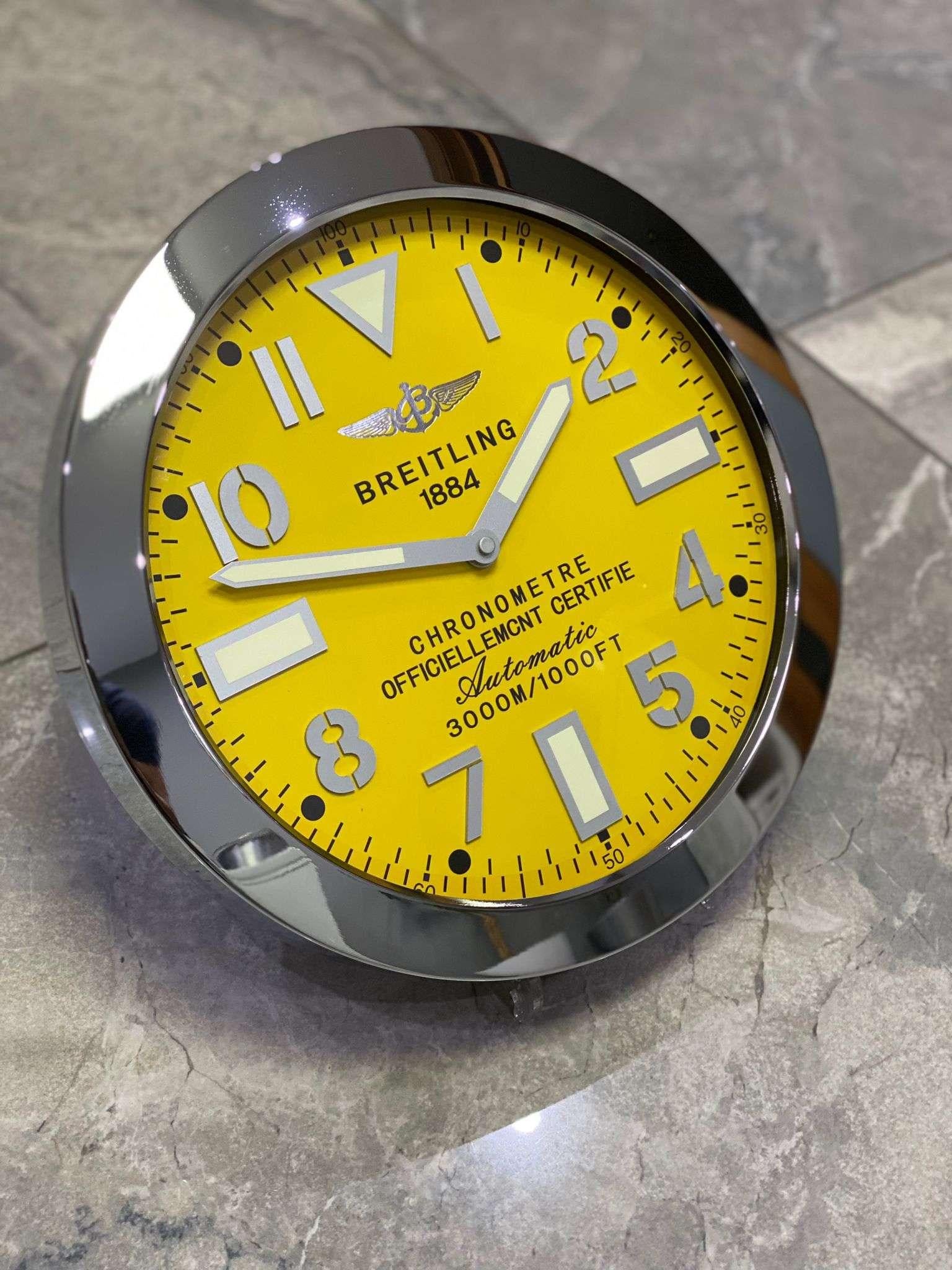 breitling yellow face