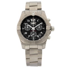 Breitling Chronospace Evo B60 Titanium Black Quartz Watch EB601010/BF49-152E