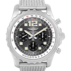 Breitling Chronospace Grey Dial Chronograph Steel Men's Watch A23360