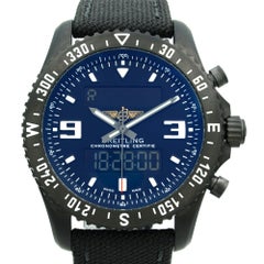Breitling Chronospace Miliatry Steel Analog/Digital Quartz Watch M78367101B1W1