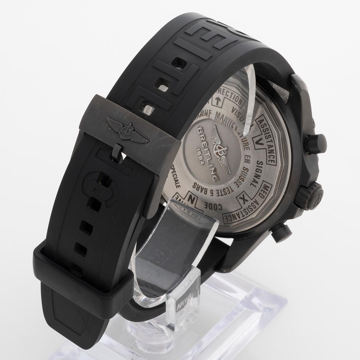 Breitling Chronospace Military Ref M7836622/BD39, cassa in acciaio nero 46 mm, anno 2017 in vendita 1