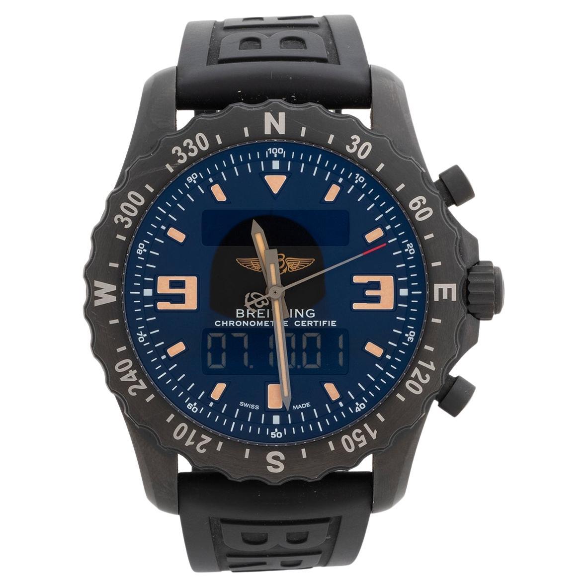Breitling Chronospace Military Ref M7836622/BD39, 46mm Black Steel Case, Yr 2017