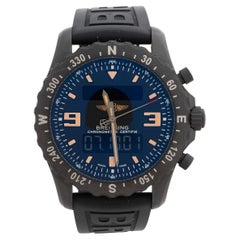 Breitling Chronospace Military Ref M7836622/BD39, 46mm Black Steel Case, Yr 2017