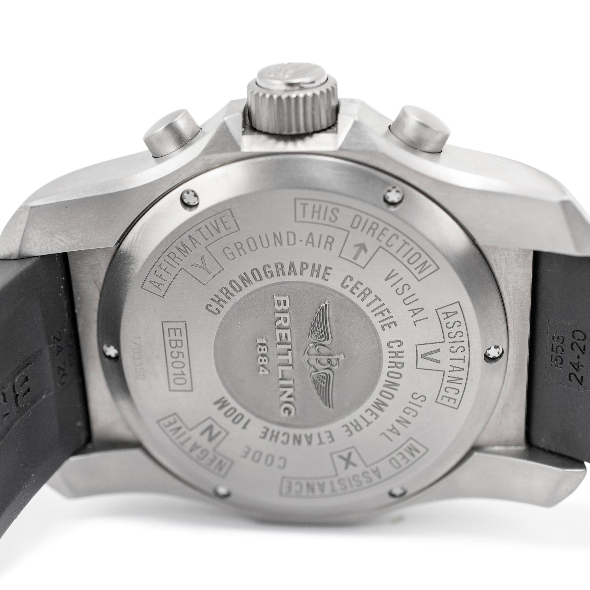 Breitling Cockpit B50 Chronograph 46MM EB5010 Digitale Quarz- Titanuhr Herren