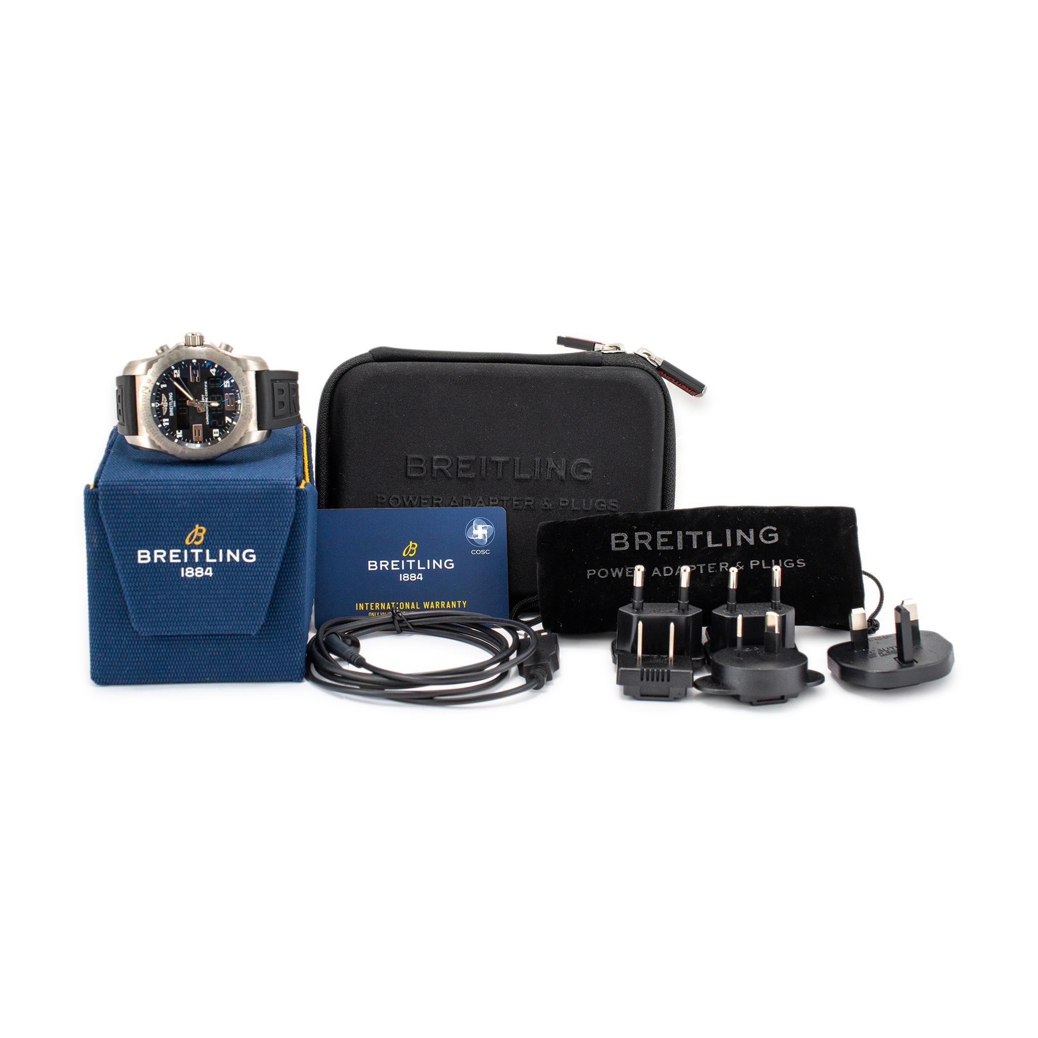 Breitling Cockpit B50 Chronograph 46MM EB5010 Digitale Quarz- Titanuhr 2