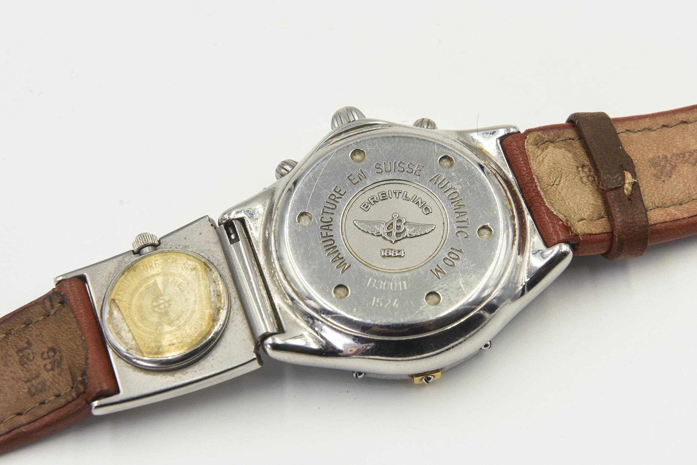Breitling Cockpit-Chronographuhr mit UTC  Ref B30011 4