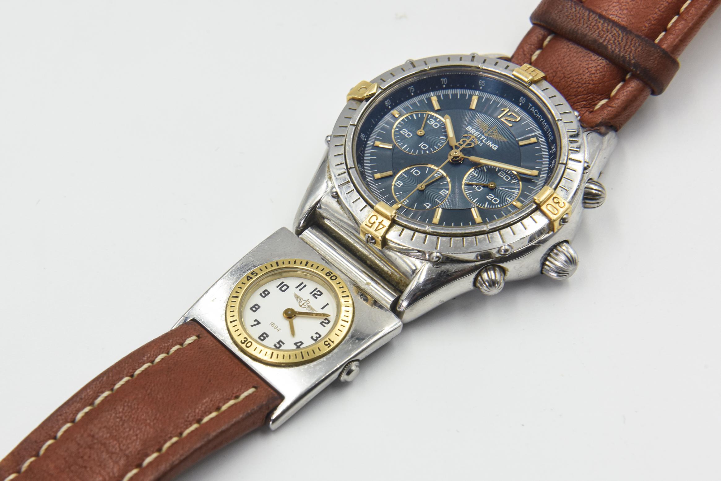 Breitling Cockpit-Chronographuhr mit UTC  Ref B30011 1