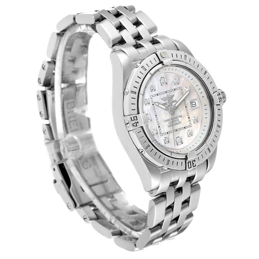 breitling ladies watches mother of pearl face