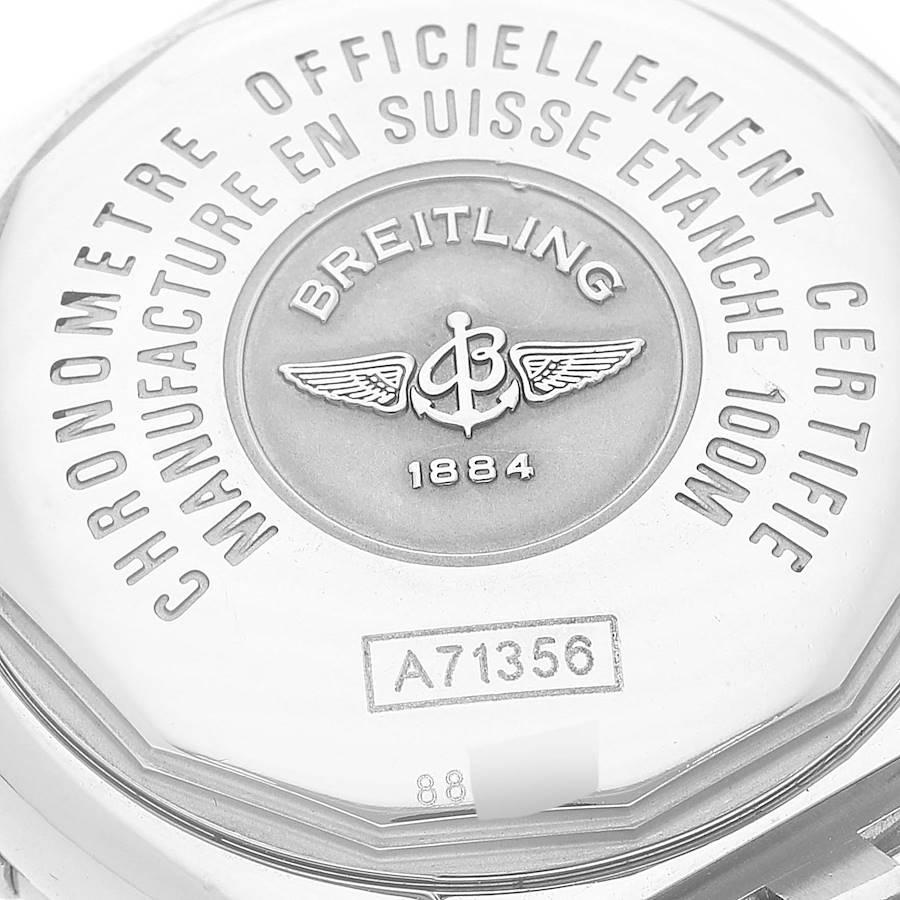 Breitling Cockpit Mother of Pearl Diamond Steel Ladies Watch A71356 2