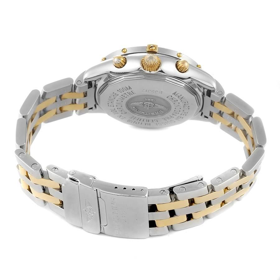 Breitling Cockpit Steel Yellow Gold Black Dial Mens Watch B35312 For Sale 2