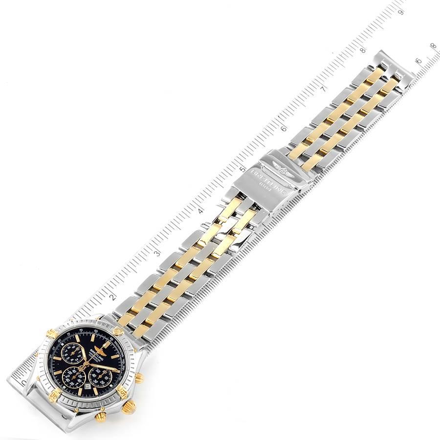 Breitling Cockpit Steel Yellow Gold Black Dial Mens Watch B35312 For Sale 3