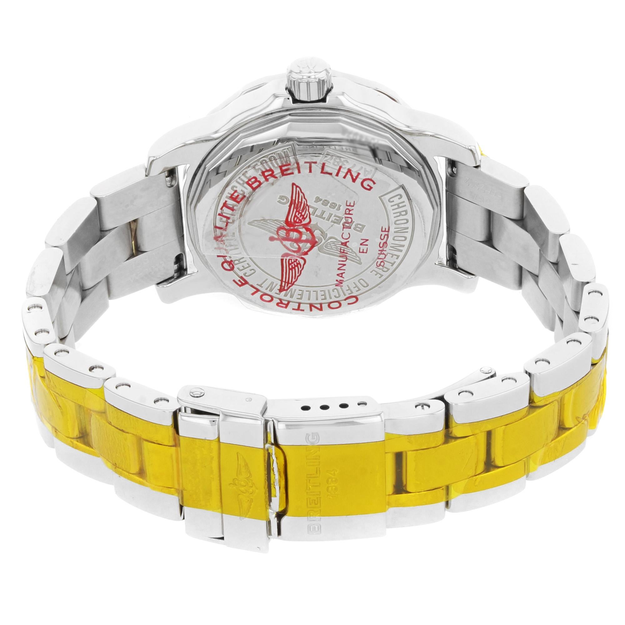 Breitling Colt 33 Black Dial Diamonds Ladies Quartz Watch A7738753/BB51-158A 1