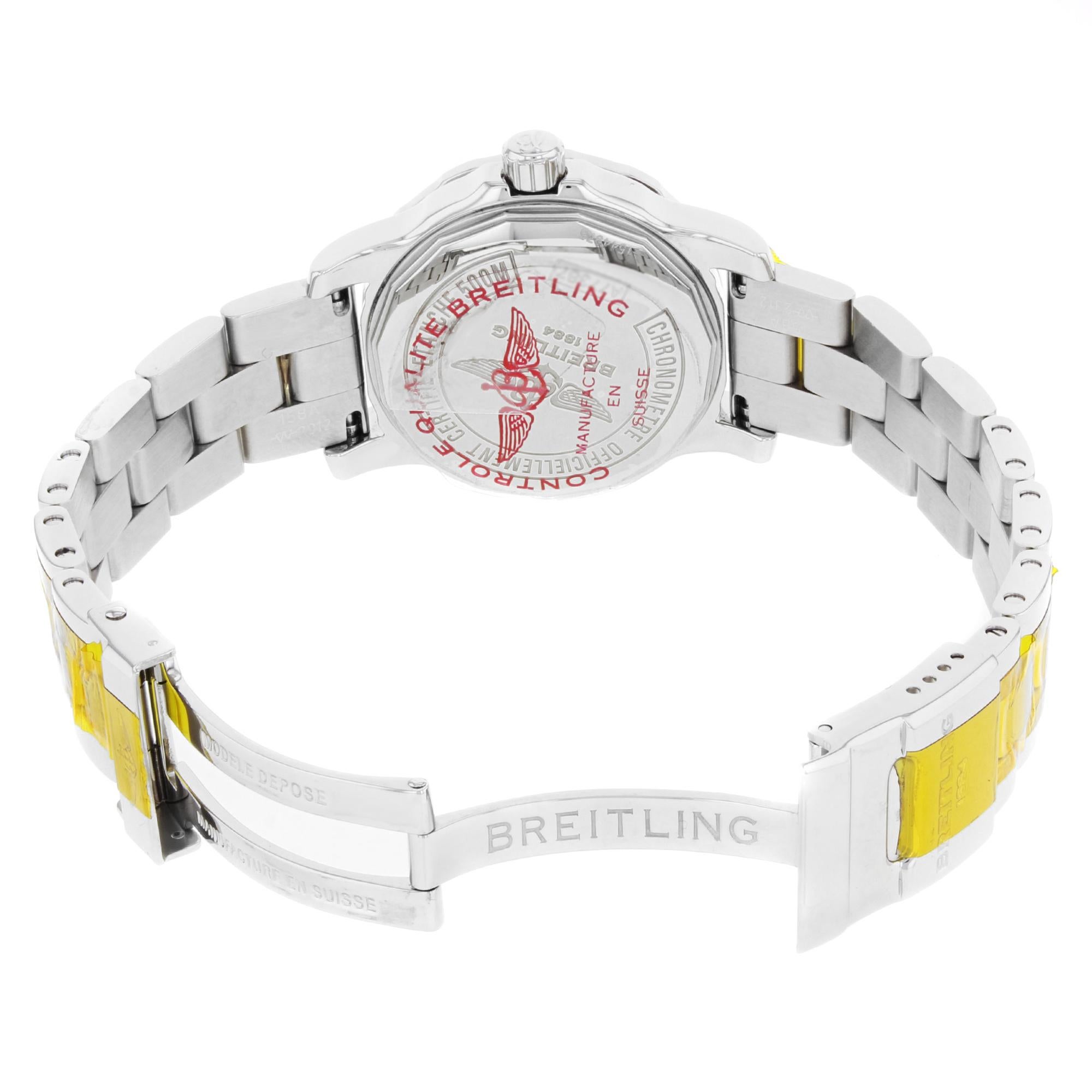 Breitling Colt 33 Black Dial Diamonds Ladies Quartz Watch A7738753/BB51-158A 2
