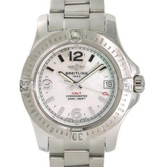 Breitling Colt 36 A74389 Womens Quartz Watch with Box & Papers SS
