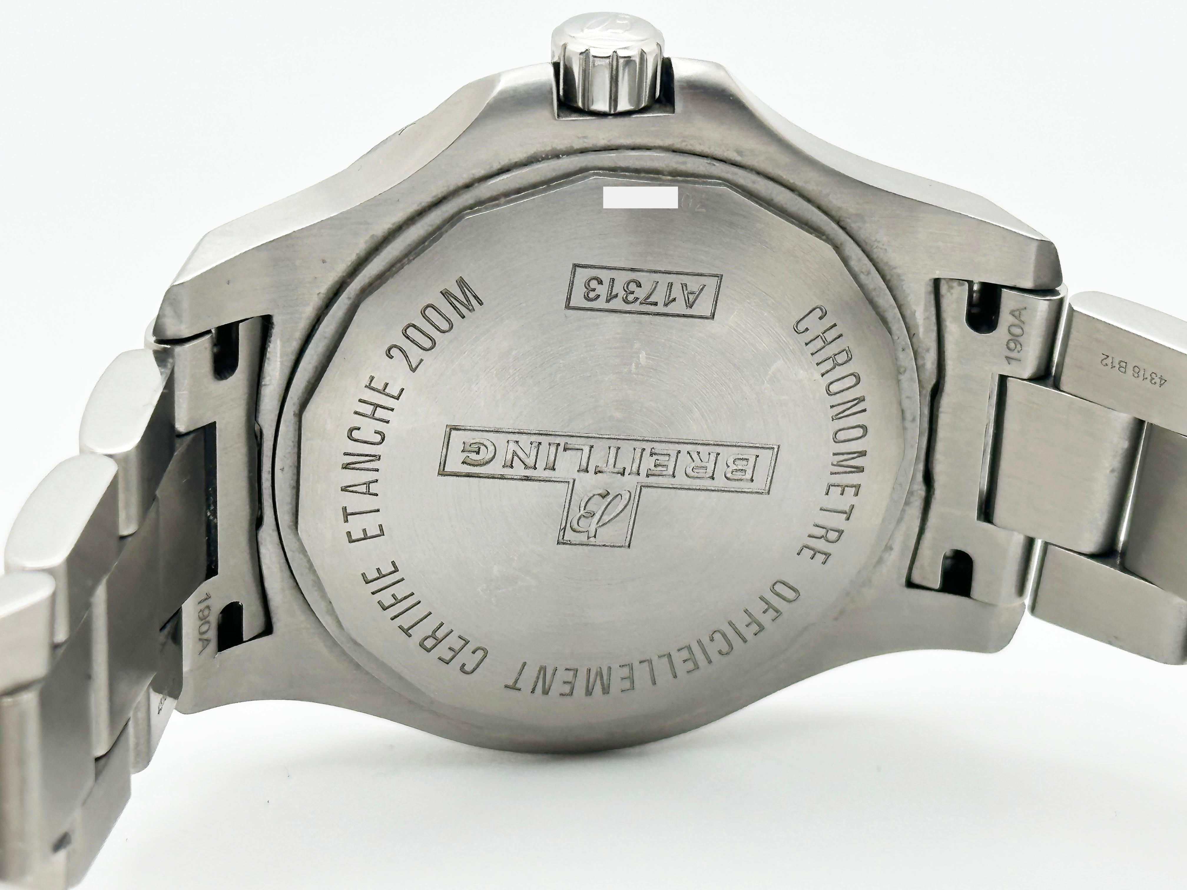 Breitling Colt A17313 41mm Papel Caja Acero Inoxidable en venta 3
