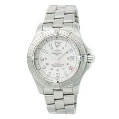 Breitling Colt A74380 Herren Quarzuhr Creme Zifferblatt Edelstahl 41Mm