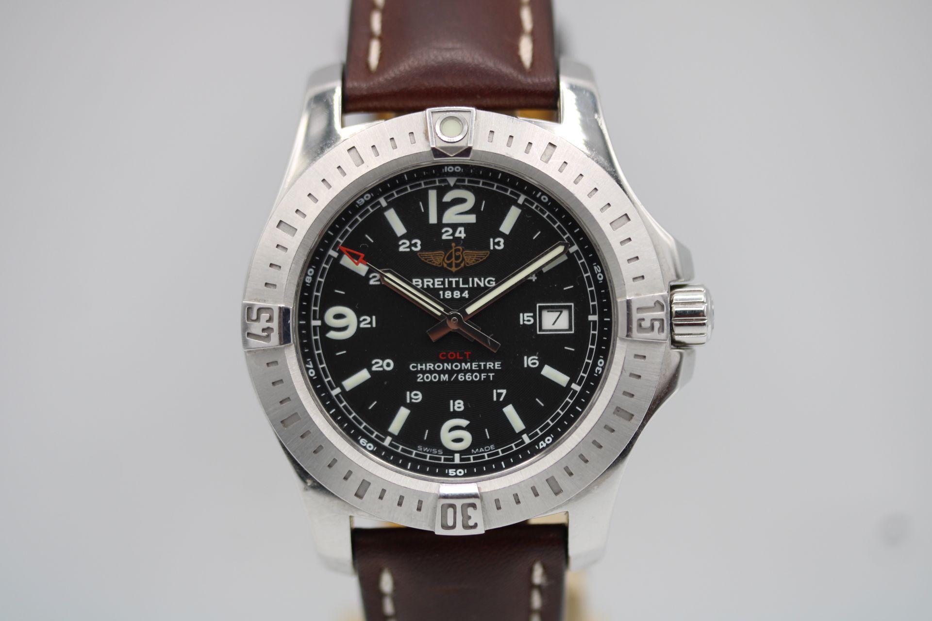 Breitling Colt A7438811, komplettes Set 2019 im Zustand „Gut“ im Angebot in London, GB
