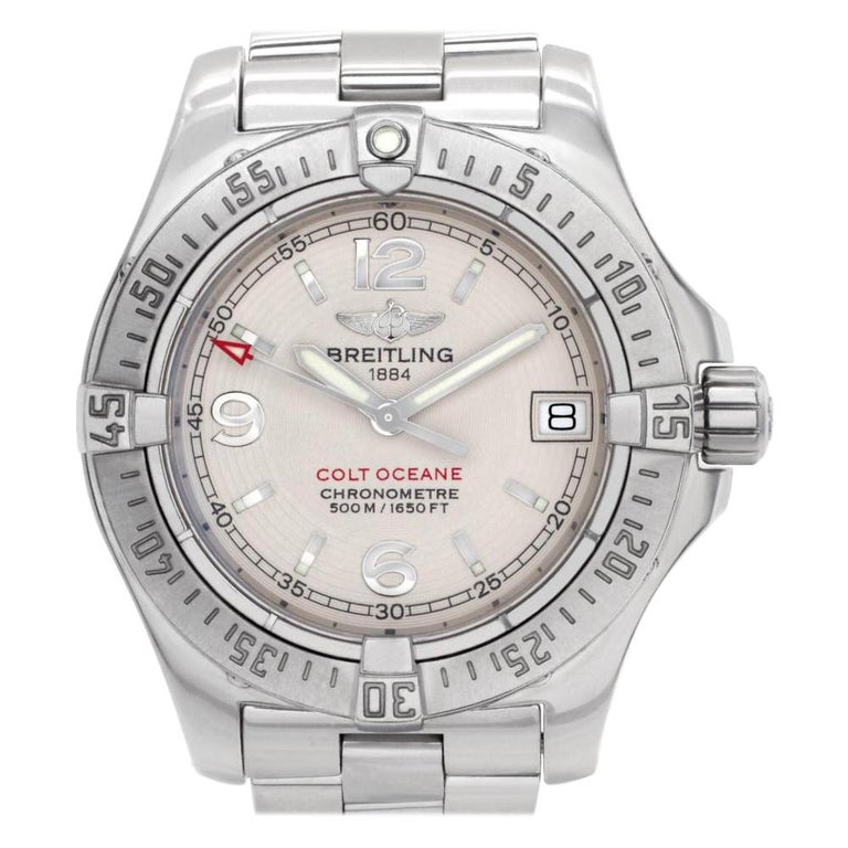 Breitling Colt A77380, White Dial, Certified and Warranty For Sale at ...