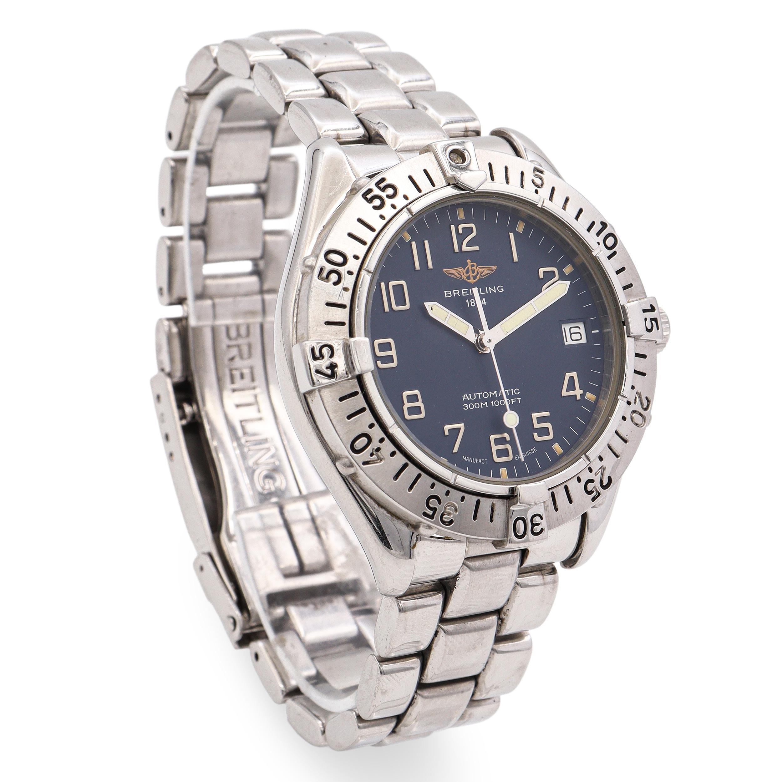 Breitling Colt Automatikuhr Ref A17035 im Zustand „Gut“ im Angebot in New York, NY