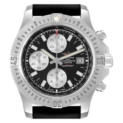 Breitling Colt schwarzes Zifferblatt Edelstahl Herrenuhr A13388 Box Card