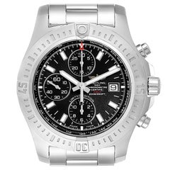 Breitling Colt Black Dial Stainless Steel Men's Watch A13388 Box Papers