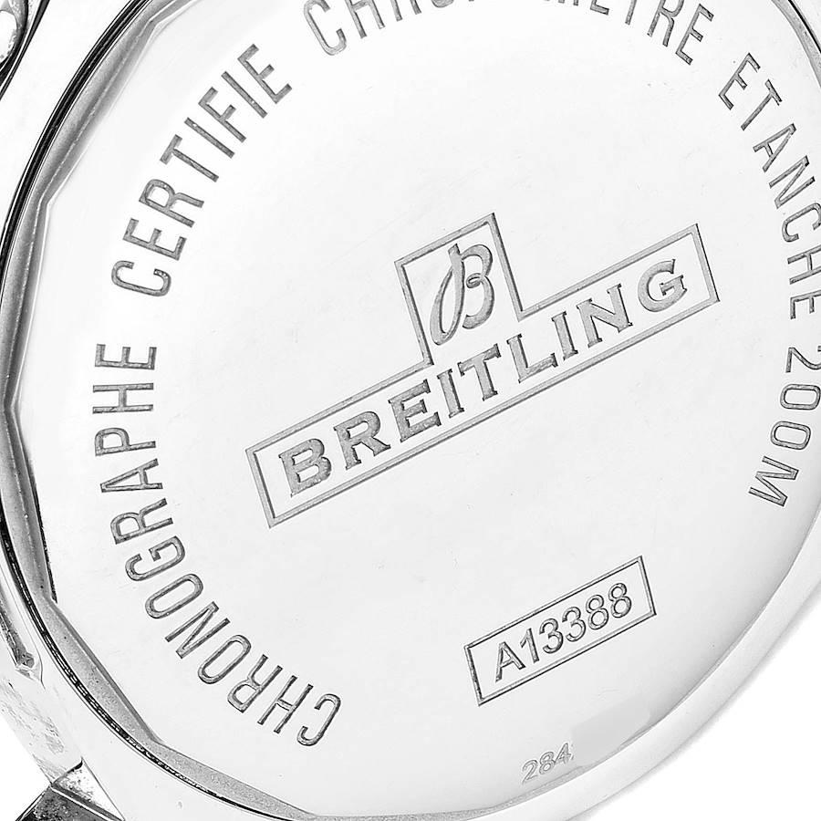 Breitling Colt Blue Dial Automatic Chronograph Steel Mens Watch A13388 Box Paper For Sale 2