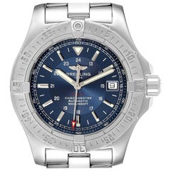 Breitling Colt Blue Dial Automatic Steel Men’s Watch A17380 Box Papers